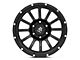 Mammoth 12 Hole 6-Lug Wheel Satin Black; 17x9; -6mm Offset (22-24 Bronco Raptor)