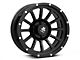 Mammoth 12 Hole 6-Lug Wheel Satin Black; 17x9; -6mm Offset (22-24 Bronco Raptor)