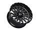 TIS 547B Gloss Black Milled 6-Lug Wheel; 20x10; -19mm Offset (22-24 Bronco Raptor)