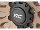 Rough Country 87 Series Simulated Beadlock Bronze 6-Lug Wheel; 17x8.5; 0mm Offset (22-24 Bronco Raptor)