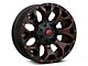 Fuel Wheels Assault Matte Black Red Milled 6-Lug Wheel; 17x8.5; 14mm Offset (22-24 Bronco Raptor)