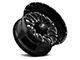 Hardrock Offroad BlackTop Xposed Gloss Black Milled 6-Lug Wheel; 20x10; -19mm Offset (22-24 Bronco Raptor)