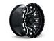 RTX Offroad Wheels Claw Gloss Black Milled with Rivets 6-Lug Wheel; 20x9; 0mm Offset (22-24 Bronco Raptor)