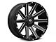 Fuel Wheels Contra Matte Black Milled 6-Lug Wheel; 22x12; -43mm Offset (22-24 Bronco Raptor)