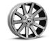 Fuel Wheels Contra Platinum Brushed Gunmetal 6-Lug Wheel; 20x9; 19mm Offset (22-24 Bronco Raptor)