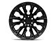 Fuel Wheels Flame Blackout 6-Lug Wheel; 20x9; 1mm Offset (22-24 Bronco Raptor)
