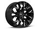 Fuel Wheels Flame Gloss Black Milled 6-Lug Wheel; 20x9; 20mm Offset (22-24 Bronco Raptor)