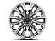 Fuel Wheels Flame Platinum 6-Lug Wheel; 20x10; -18mm Offset (22-24 Bronco Raptor)