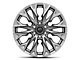 Fuel Wheels Flame Platinum 6-Lug Wheel; 20x9; 20mm Offset (22-24 Bronco Raptor)