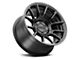 Raceline Gauge Satin Black 6-Lug Wheel; 20x10; -19mm Offset (22-24 Bronco Raptor)