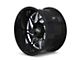 Cali Off-Road Gemini Gloss Black Milled 6-Lug Wheel; 22x12; -51mm Offset (22-24 Bronco Raptor)