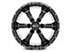 Weld Off-Road Granada Six Gloss Black Milled 6-Lug Wheel; 20x10; -18mm Offset (22-24 Bronco Raptor)