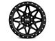 Hardrock Offroad H105 Matte Black 6-Lug Wheel; 17x9; -12mm Offset (22-24 Bronco Raptor)