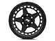 Rovos Wheels Hoek Matte Black 6-Lug Wheel; 17x9; -6mm Offset (22-24 Bronco Raptor)