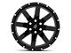 Mammoth Horde Beadlock Gloss Black Machined 6-Lug Wheel; 20x9; 0mm Offset (22-24 Bronco Raptor)