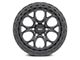 Weld Off-Road Ledge Six Satin Black 6-Lug Wheel; 20x12; -44mm Offset (22-24 Bronco Raptor)