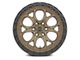 Weld Off-Road Ledge Six Satin Bronze 6-Lug Wheel; 20x9; 20mm Offset (22-24 Bronco Raptor)