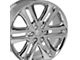 Limited Style Chrome 6-Lug Wheel; 22x9; 44mm Offset (22-24 Bronco Raptor)