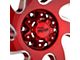 Off-Road Monster M07 Candy Red 6-Lug Wheel; 20x10; -19mm Offset (22-24 Bronco Raptor)