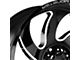 Off-Road Monster M07 Gloss Black Milled 6-Lug Wheel; 20x10; -19mm Offset (22-24 Bronco Raptor)