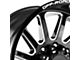 Off-Road Monster M17 Gloss Black Milled 6-Lug Wheel; 20x10; -19mm Offset (22-24 Bronco Raptor)