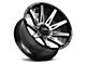 Off-Road Monster M25 Gloss Black Machined 6-Lug Wheel; 20x10; -19mm Offset (22-24 Bronco Raptor)