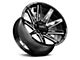 Off-Road Monster M25 Gloss Black Milled 6-Lug Wheel; 20x10; -19mm Offset (22-24 Bronco Raptor)