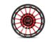 Moto Metal MO807 Gloss Black Machined with Red Tint 6-Lug Wheel; 20x10; -18mm Offset (22-24 Bronco Raptor)