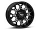 Moto Metal MO808 Sniper Gloss Black Milled 6-Lug Wheel; 20x10; -18mm Offset (22-24 Bronco Raptor)