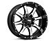 Moto Metal MO970 Gloss Black Machined 6-Lug Wheel; 20x10; -24mm Offset (22-24 Bronco Raptor)