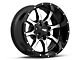 Moto Metal MO970 Gloss Black Machined 6-Lug Wheel; 20x10; -24mm Offset (22-24 Bronco Raptor)