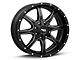 Moto Metal MO970 Semi Gloss Black Milled 6-Lug Wheel; 20x9; 12mm Offset (22-24 Bronco Raptor)