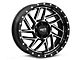 Moto Metal MO985 Breakout Gloss Black Machined 6-Lug Wheel; 20x9; 0mm Offset (22-24 Bronco Raptor)