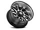 Xtreme Offroad NX-12 Midnight Black Diamond Cut Face 6-Lug Wheel; 20x10; -25mm Offset (22-24 Bronco Raptor)