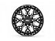 Rough Country 86 Series Gloss Black Milled 6-Lug Wheel; 20x10; -19mm Offset (22-24 Bronco Raptor)