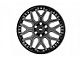 Rough Country 95 Series Gloss Black Machined 6-Lug Wheel; 22x10; -19mm Offset (22-24 Bronco Raptor)