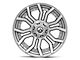 Fuel Wheels Rage Platinum Brushed Gunmetal 6-Lug Wheel; 20x10; -18mm Offset (22-24 Bronco Raptor)