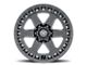 ICON Alloys Raider Satin Black 6-Lug Wheel; 17x8.5; 6mm Offset (22-24 Bronco Raptor)