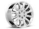 Raptor Style Chrome 6-Lug Wheel; 20x9; 30mm Offset (22-24 Bronco Raptor)