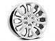 Raptor Style Chrome 6-Lug Wheel; 20x9; 30mm Offset (22-24 Bronco Raptor)