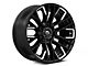 Fuel Wheels Rebar Gloss Black Milled 6-Lug Wheel; 20x10; -18mm Offset (22-24 Bronco Raptor)