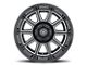 ICON Alloys Recoil Gloss Black Milled 6-Lug Wheel; 20x10; -24mm Offset (22-24 Bronco Raptor)