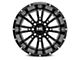 Hardrock Offroad Spine Xposed Gloss Black Milled 6-Lug Wheel; 20x10; -19mm Offset (22-24 Bronco Raptor)