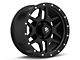 Mammoth Split 6 Beadlock Satin Black 6-Lug Wheel; 18x9; 12mm Offset (22-24 Bronco Raptor)