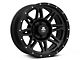 Mammoth Split 8 Beadlock Matte Black 6-Lug Wheel; 17x9; -6mm Offset (22-24 Bronco Raptor)