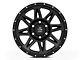 Mammoth Split 8 Beadlock Matte Black 6-Lug Wheel; 17x9; -6mm Offset (22-24 Bronco Raptor)