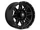 Mammoth Split 8 Beadlock Matte Black 6-Lug Wheel; 17x9; -6mm Offset (22-24 Bronco Raptor)