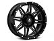 Mammoth Split-8 Beadlock Matte Black 6-Lug Wheel; 18x9; 0mm Offset (22-24 Bronco Raptor)