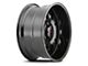 Mayhem Wheels Tripwire Black with Prism Red 6-Lug Wheel; 20x10; -19mm Offset (22-24 Bronco Raptor)