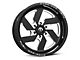 Fuel Wheels Triton Gloss Black Milled 6-Lug Wheel; 20x9; 20mm Offset (22-24 Bronco Raptor)